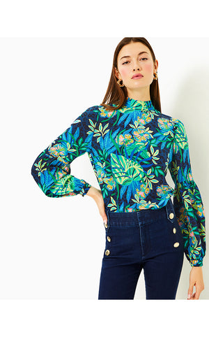 Witaker Silk Top - Multi The Hottest Spot