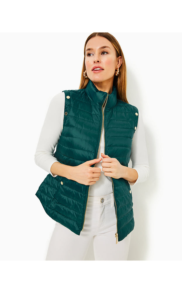 Tenna Puffer Jacket - Villa Green