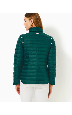 Tenna Puffer Jacket - Villa Green