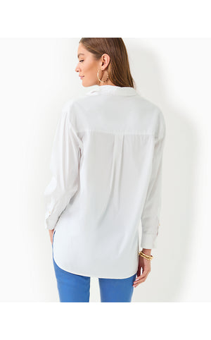 The Relaxed Lilly Shirt - Resort White