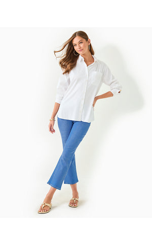 The Relaxed Lilly Shirt - Resort White