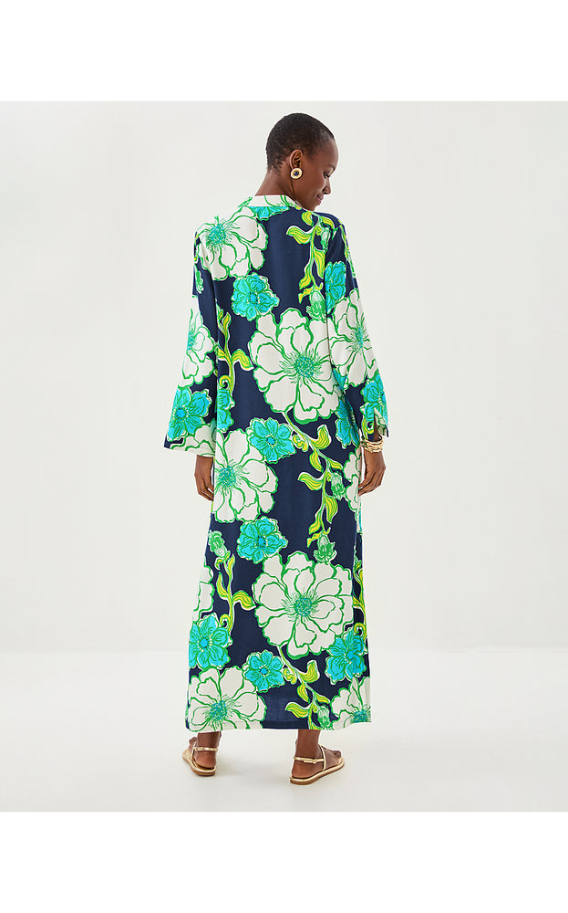 Irella Maxi Caftan Dress - Low Tide Navy Oversized Go Big