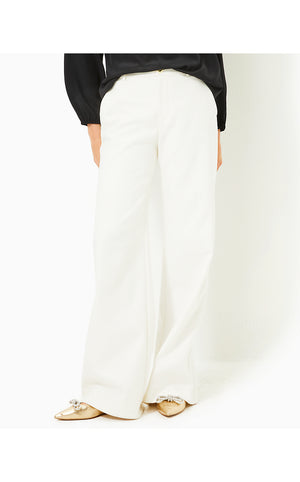 33" Colletti High Rise Trouser - Coconut