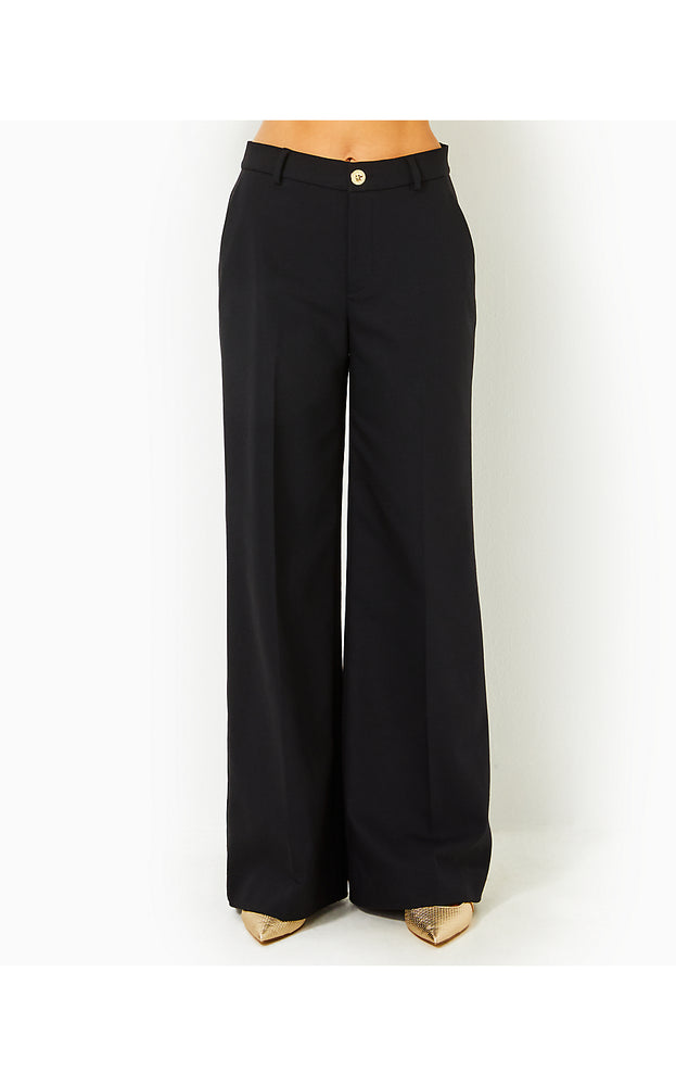 33" Colletti High Rise Trouser - Noir