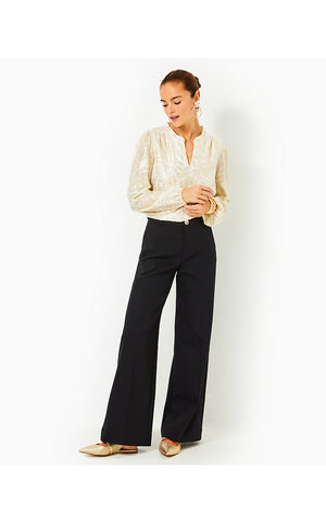 33" Colletti High Rise Trouser - Noir