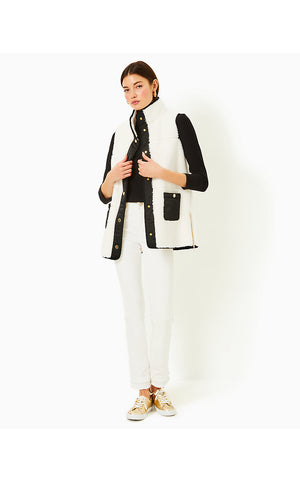 Graycele Sherpa Vest - Coconut