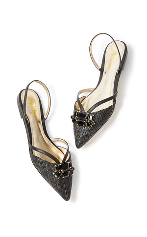 Remi Slingback Shoe - Noir