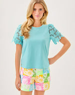 5" Callahan Stretch Short - Multi Via Sunny Sunflowers