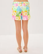 5" Callahan Stretch Short - Multi Via Sunny Sunflowers