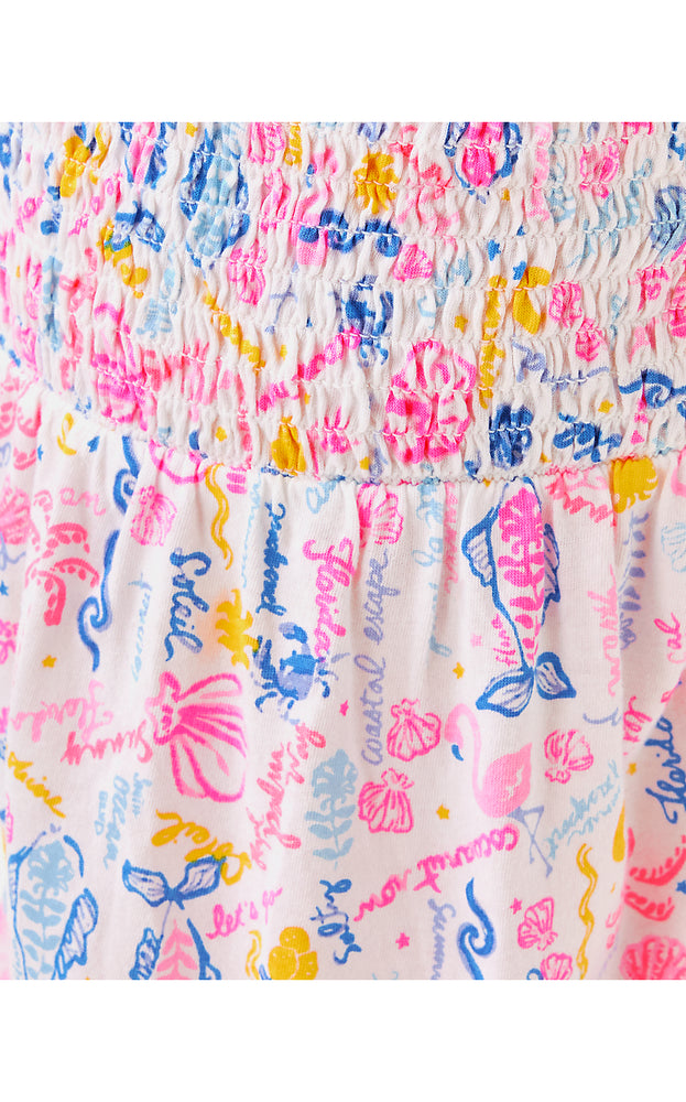 Girls Mini Jilly Cotton Dress - Multi Summer Serenade