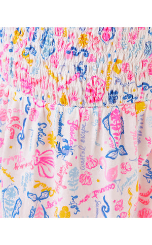 Girls Mini Jilly Cotton Dress - Multi Summer Serenade