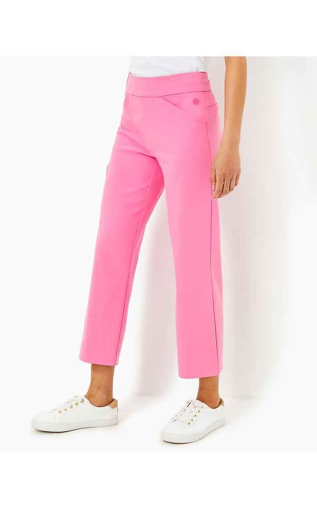 UPF 50+ Luxletic 26" Alston Crop Pant - Confetti Pink