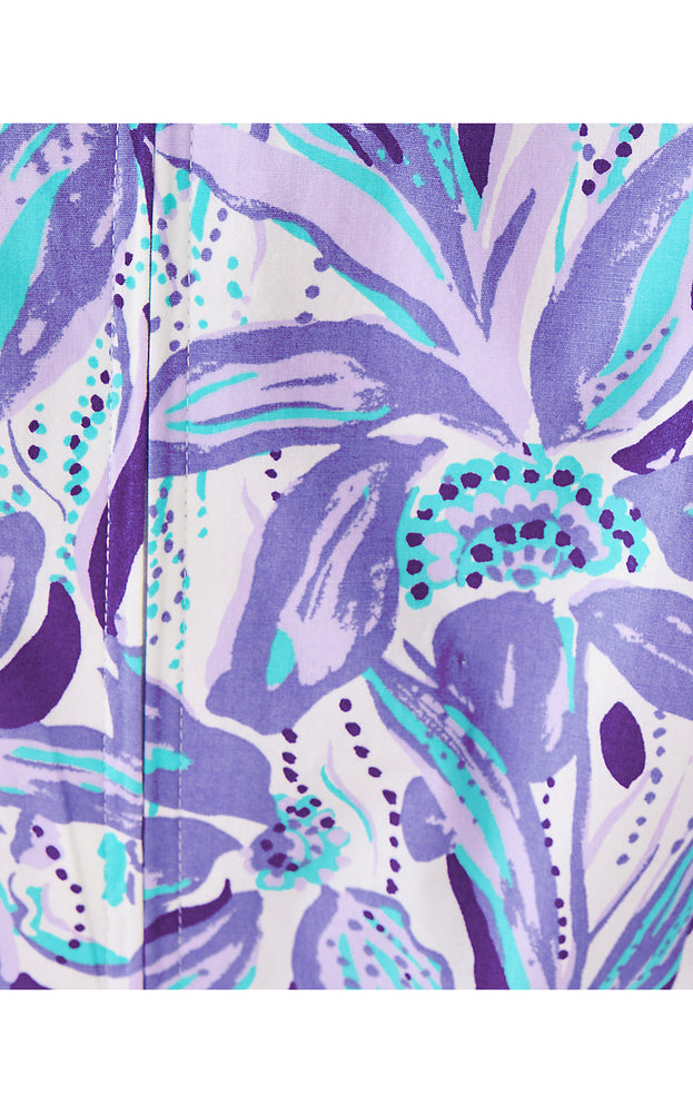 Shealyn Stretch Maxi Caftan - Tropicalia Purple Elephant In The Bloom
