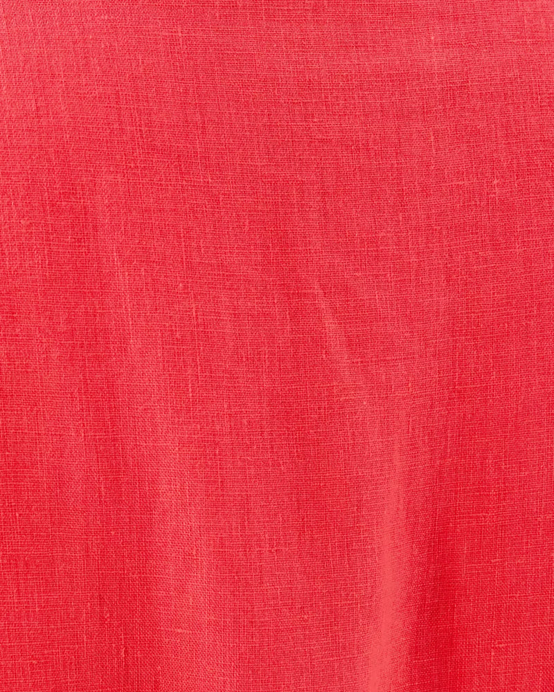 Mialeigh Linen Dress - Cane Coral