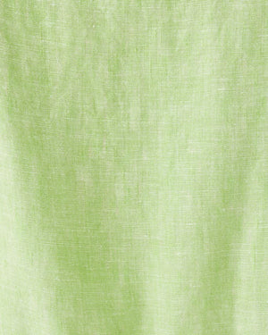 Mialeigh Linen Dress - Jade Lime X Resort White