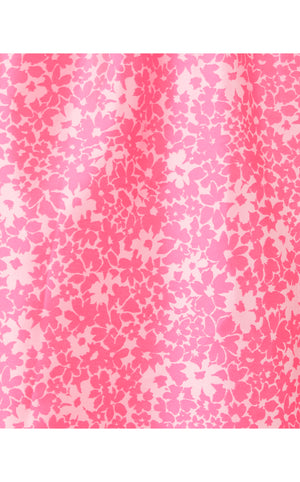 Ellara Jacquard Midi Bow Dress - Roxie Pink Baby Blues Jacquard