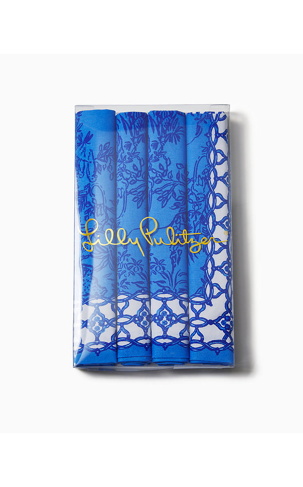 Dinner Napkin Set - Blue Stream Safari Party Engineered