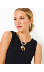 Safari Party Necklace - Brown Tortoise