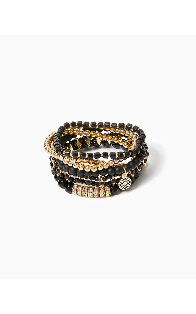 Jet Set Jungle Bracelets - Noir