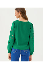 Isley Knit Top - Fiddle Leaf Green