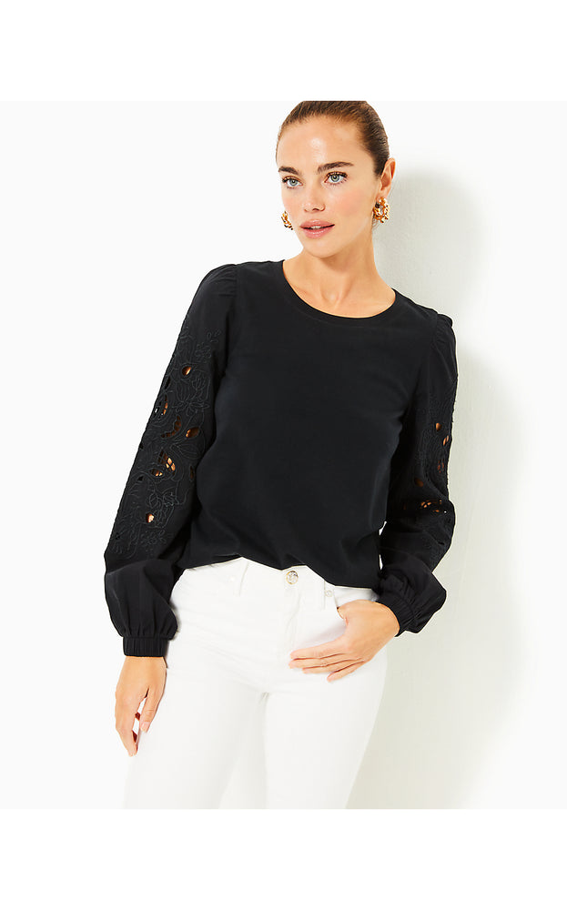 Isley Knit Top - Noir