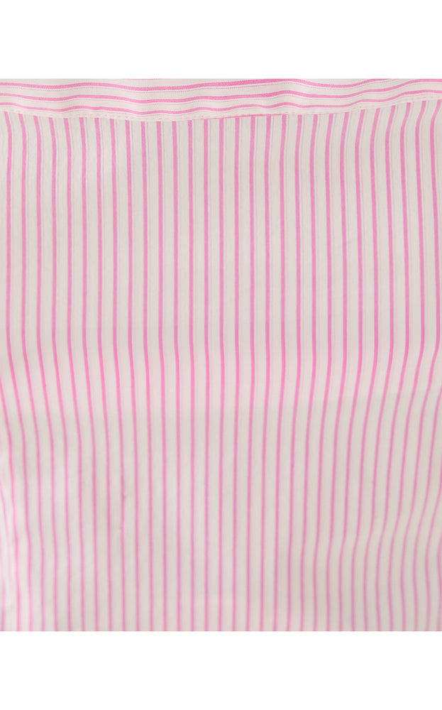 The Tie Lilly Shirt - Conch Shell Pink Shadow Shirting Stripe