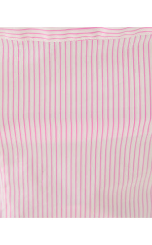 The Tie Lilly Shirt - Conch Shell Pink Shadow Shirting Stripe