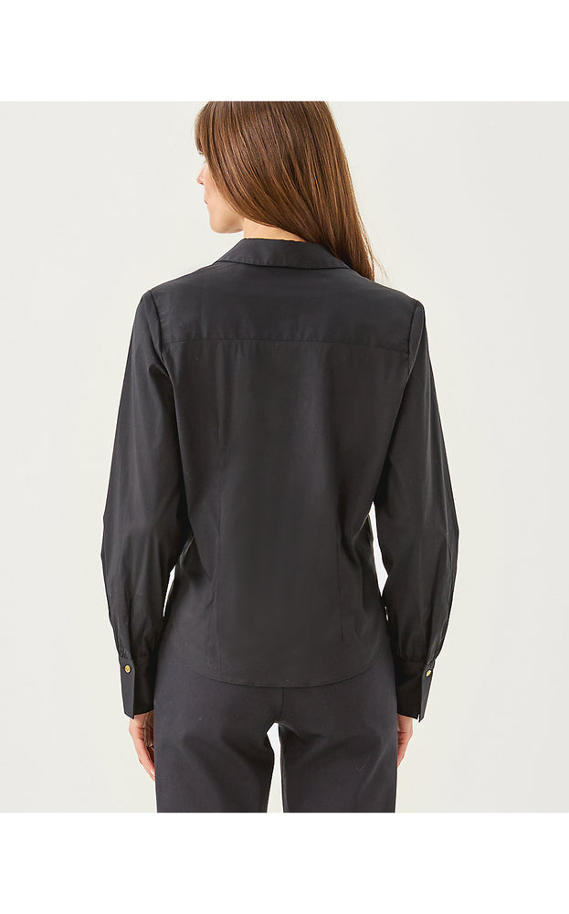 The Tie Lilly Shirt - Noir