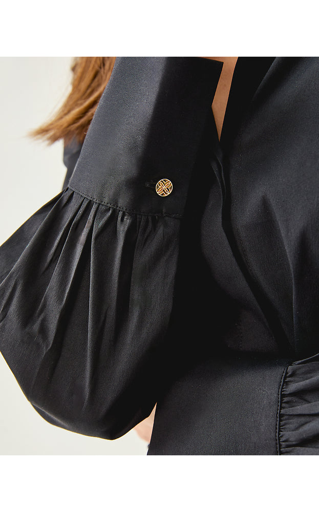 The Tie Lilly Shirt - Noir