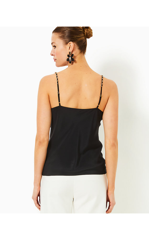 Axler Bias Silk Cami - Noir