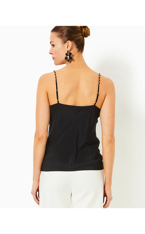 Axler Bias Silk Cami - Noir