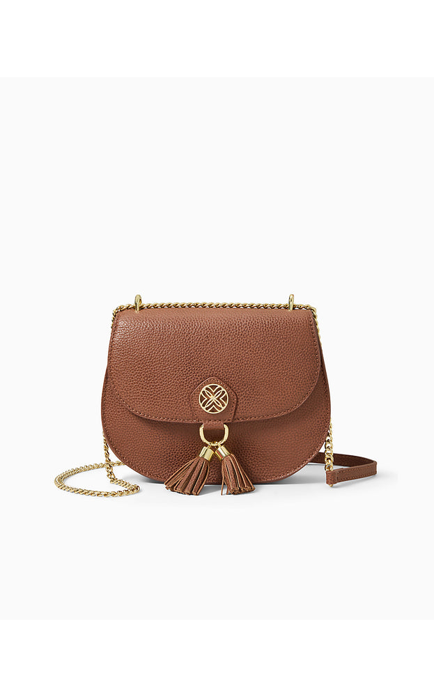 Sirena Leather Crossbody Bag - Bungalow Brown