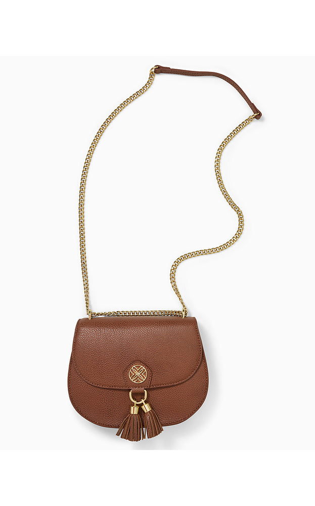 Sirena Leather Crossbody Bag - Bungalow Brown