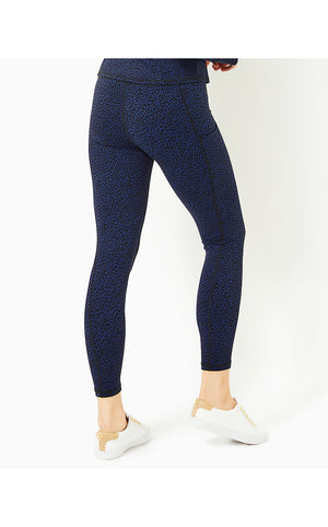 UPF 50+ Luxletic 26" Weekender High Rise Legging - Low Tide Navy Twisted Up Active Jacquard