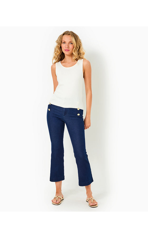 27" Parrish High Rise Crop Flare Pant - Cosmic Wash