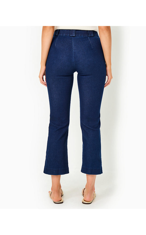 27" Parrish High Rise Crop Flare Pant - Cosmic Wash