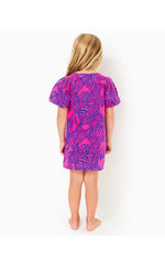 Girls Mini Rosen Dress- Passion Fruit Pink Wild Nights