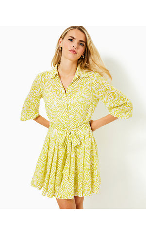 Melony Shirtdress - Jardin Green Zee Bebe