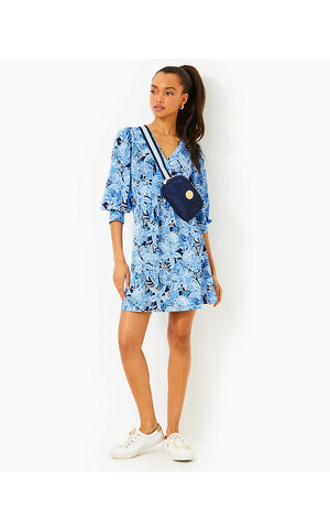 Cass Dress - Bonaire Blue Coastal Constellation