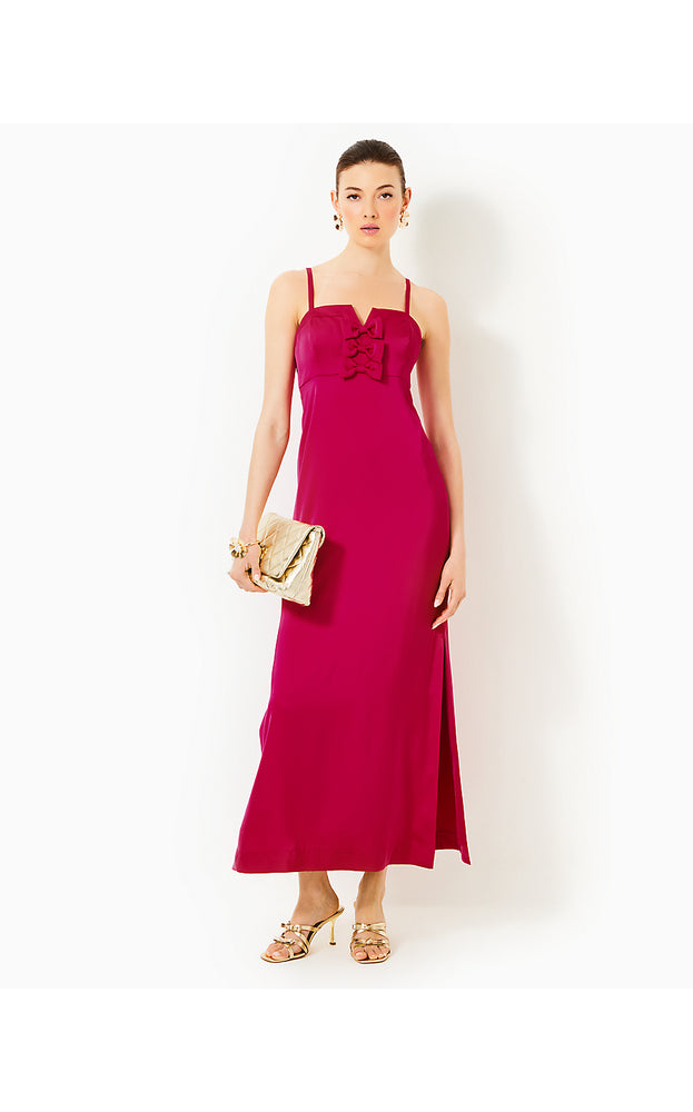 Jean Maxi Dress - Raspberry Rouge