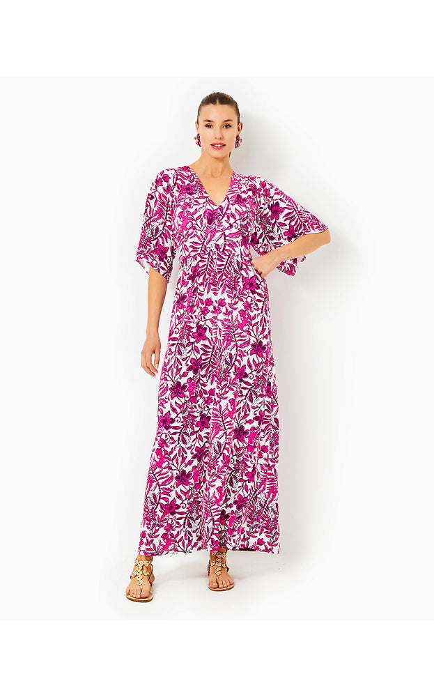 Roselle Maxi Dress - Elderflower Blossom Lil Escape Plan