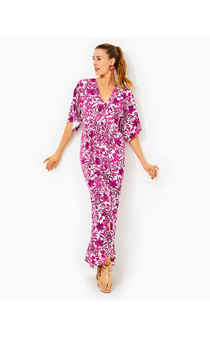 Roselle Maxi Dress - Elderflower Blossom Lil Escape Plan