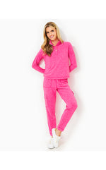 UPF 50+ 28.5" Eva Pant - Heathered Passion Fruit Pink