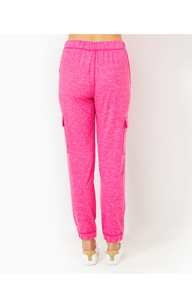 UPF 50+ 28.5" Eva Pant - Heathered Passion Fruit Pink