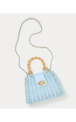 Leena Top Handle Bag - Bluette