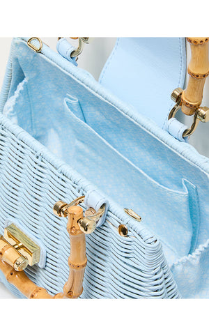 Leena Top Handle Bag - Bluette