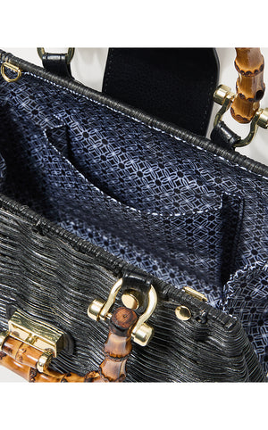 Leena Top Handle Bag - Noir