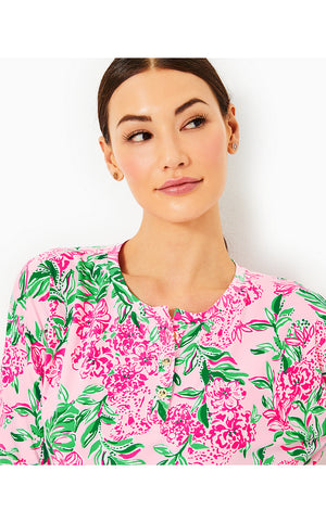 Lucretia Pajama Top - Conch Shell Pink Koala La La