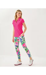 UPF 50+ Frida Half Zip Polo - Parigi Pink
