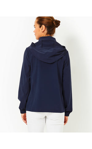 UPF 50+ Luxletic Zaylee Performance Jacket - Low Tide Navy